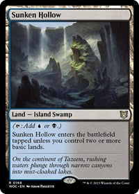 Sunken Hollow (168) [Commander: Wilds of Eldraine]