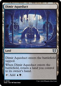 Dimir Aqueduct (158) [Commander: Wilds of Eldraine]