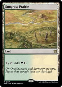 Sungrass Prairie (167) [Commander: Wilds of Eldraine]
