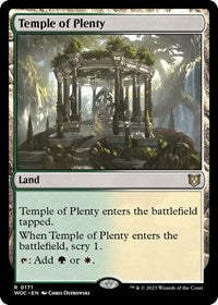 Temple of Plenty (171) [Commander: Wilds of Eldraine]