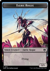 Faerie Rogue (0011) // Pirate Double-Sided Token (11 // 12) [Commander: Wilds of Eldraine]
