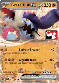 Great Tusk ex (123/198) [Prize Pack Series Cards]