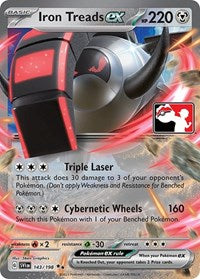 Iron Treads ex (143/198) [Prize Pack Series Cards]
