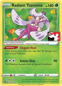 Radiant Tsareena (016/195) [Prize Pack Series Cards]