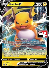 Raichu V (045/172) [Prize Pack Series Cards]
