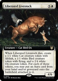 Liberated Livestock (Extended Art) (41) [Commander: Wilds of Eldraine]