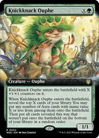 Knickknack Ouphe (Extended Art) (54) [Commander: Wilds of Eldraine]