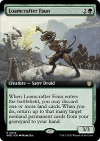 Loamcrafter Faun (Extended Art) (55) [Commander: Wilds of Eldraine]