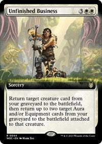 Unfinished Business (Extended Art) (44) [Commander: Wilds of Eldraine]