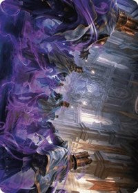 Eerie Interference Art Card (4) [Art Series: Wilds of Eldraine]