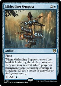 Misleading Signpost (11) [Commander: Wilds of Eldraine]