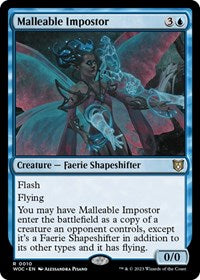 Malleable Impostor (10) [Commander: Wilds of Eldraine]