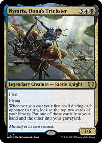 Nymris, Oona's Trickster (141) [Commander: Wilds of Eldraine]
