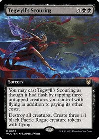 Tegwyll's Scouring (Extended Art) (52) [Commander: Wilds of Eldraine]