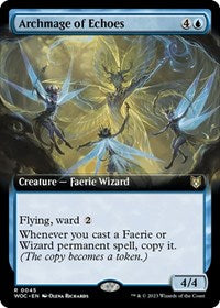 Archmage of Echoes (Extended Art) (45) [Commander: Wilds of Eldraine]