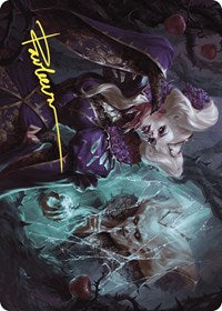 Conceited Witch Art Card (Gold-Stamped Signature) (11) [Art Series: Wilds of Eldraine]
