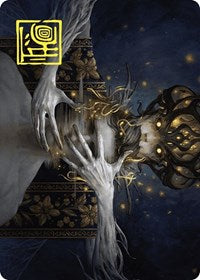 Ego Drain Art Card (Gold-Stamped Signature) (12) [Art Series: Wilds of Eldraine]