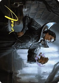 Spiteful Hexmage Art Card (Gold-Stamped Signature) (15) [Art Series: Wilds of Eldraine]