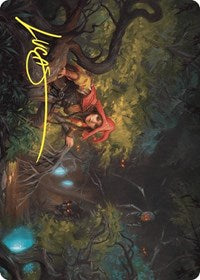 Brave the Wilds Art Card (Gold-Stamped Signature) (25) [Art Series: Wilds of Eldraine]