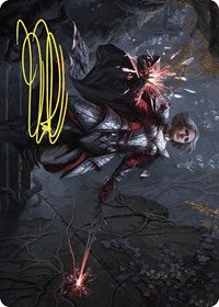 Rowan, Scion of War Art Card (31/81) (Gold-Stamped Signature) (31) [Art Series: Wilds of Eldraine]