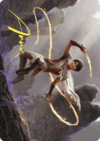 Kellan, the Fae-Blooded Art Card (Gold-Stamped Signature) (39) [Art Series: Wilds of Eldraine]