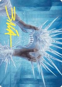 Hylda's Crown of Winter Art Card (Gold-Stamped Signature) (43) [Art Series: Wilds of Eldraine]
