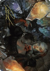 Prophetic Prism Art Card (Gold-Stamped Signature) (45) [Art Series: Wilds of Eldraine]