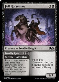 Fell Horseman (92) [Wilds of Eldraine]