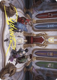 Throne of Eldraine Art Card (Gold-Stamped Signature) (55) [Art Series: Wilds of Eldraine]