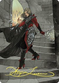 Rowan, Scion of War Art Card (59/81) (Gold-Stamped Signature) (59) [Art Series: Wilds of Eldraine]