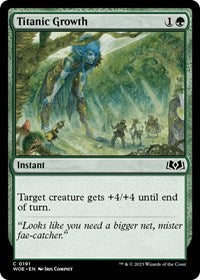 Titanic Growth (191) [Wilds of Eldraine]