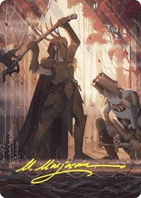 Karmic Justice Art Card (Gold-Stamped Signature) (62) [Art Series: Wilds of Eldraine]