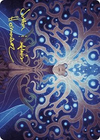 Omniscience Art Card (Gold-Stamped Signature) (68) [Art Series: Wilds of Eldraine]