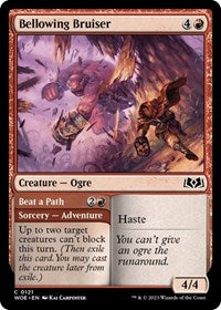 Bellowing Bruiser (121) [Wilds of Eldraine]