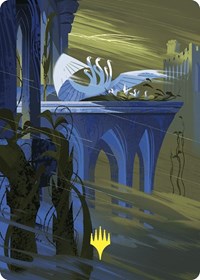 Doubling Season Art Card (Gold-Stamped Planeswalker Symbol) (71) [Art Series: Wilds of Eldraine]