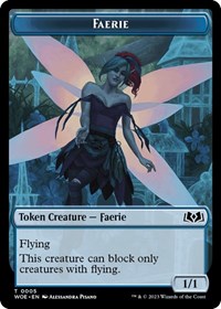Faerie Token (5) [Wilds of Eldraine]