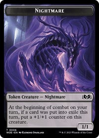 Nightmare Token (6) [Wilds of Eldraine]