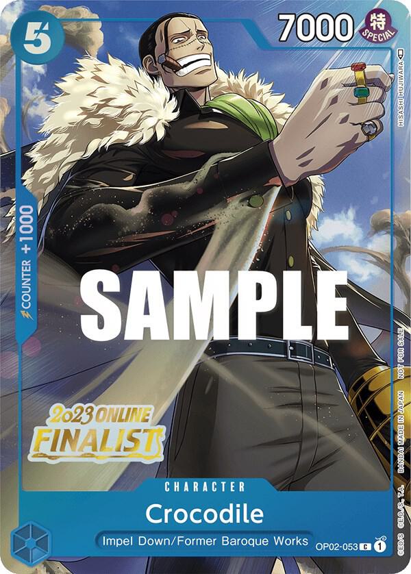 Crocodile (Online Regional 2023) [Finalist] (OP02-053) [One Piece Promotion Cards]