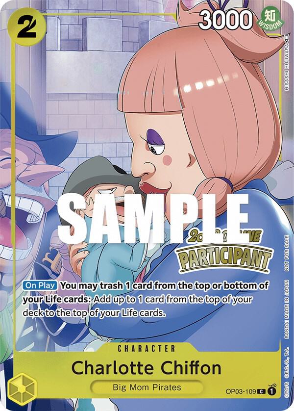 Charlotte Chiffon (Online Regional 2023) [Participant] (OP03-109) [One Piece Promotion Cards]