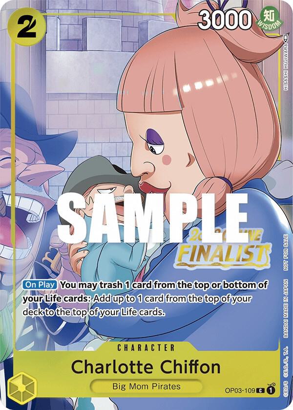 Charlotte Chiffon (Online Regional 2023) [Finalist] (OP03-109) [One Piece Promotion Cards]