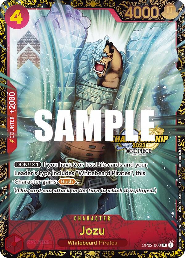 Jozu (Championship 2023) (OP02-008) [One Piece Promotion Cards]