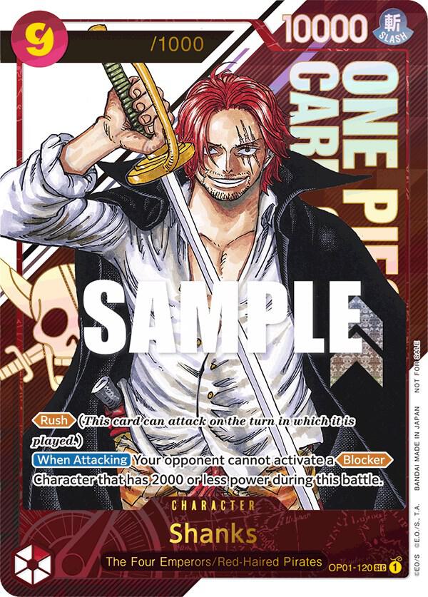 Shanks (Championship 2023) [Serial Number] (OP01-120) [One Piece Promotion Cards]