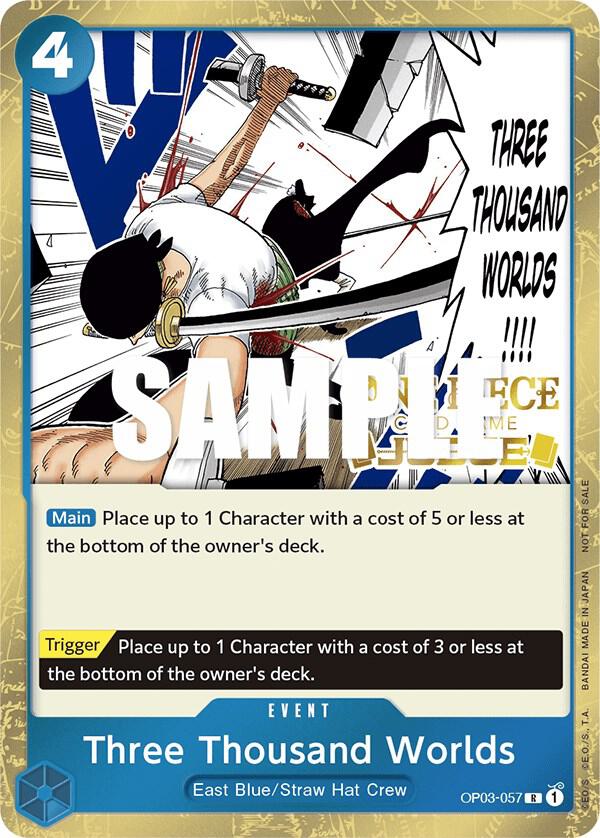 Three Thousand Worlds (Judge Pack Vol. 2) (OP03-057) [One Piece Promotion Cards]