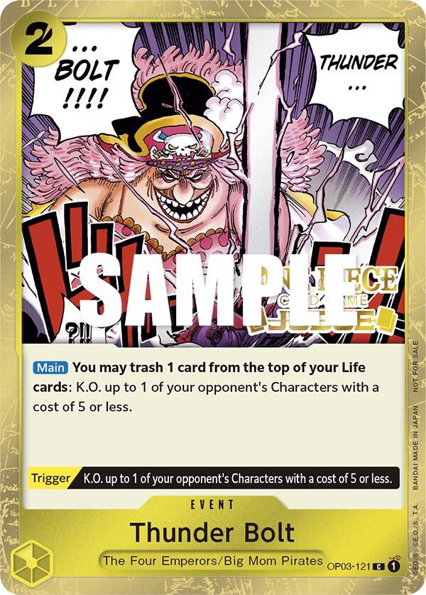Thunder Bolt (Judge Pack Vol. 2) (OP03-121) [One Piece Promotion Cards]