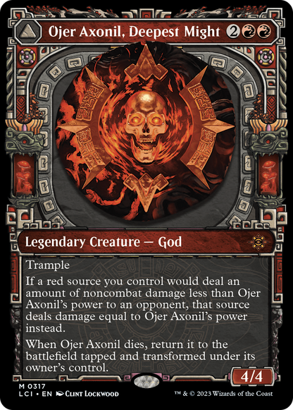 Ojer Axonil, Deepest Might (Showcase) (LCI-317) - The Lost Caverns of Ixalan: (Showcase) Foil