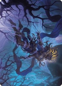 Sleep-Cursed Faerie Art Card (8) [Art Series: Wilds of Eldraine]