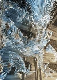Splashy Spellcaster Art Card (9) [Art Series: Wilds of Eldraine]