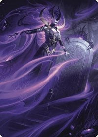 Ashiok, Wicked Manipulator Art Card (10/81) (10) [Art Series: Wilds of Eldraine]