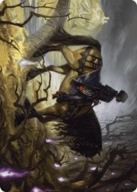 Rowan's Grim Search Art Card (13) [Art Series: Wilds of Eldraine]