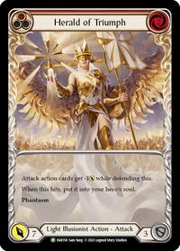 Herald of Triumph (Red) - FAB158 (FAB158) [Flesh and Blood: Promo Cards]